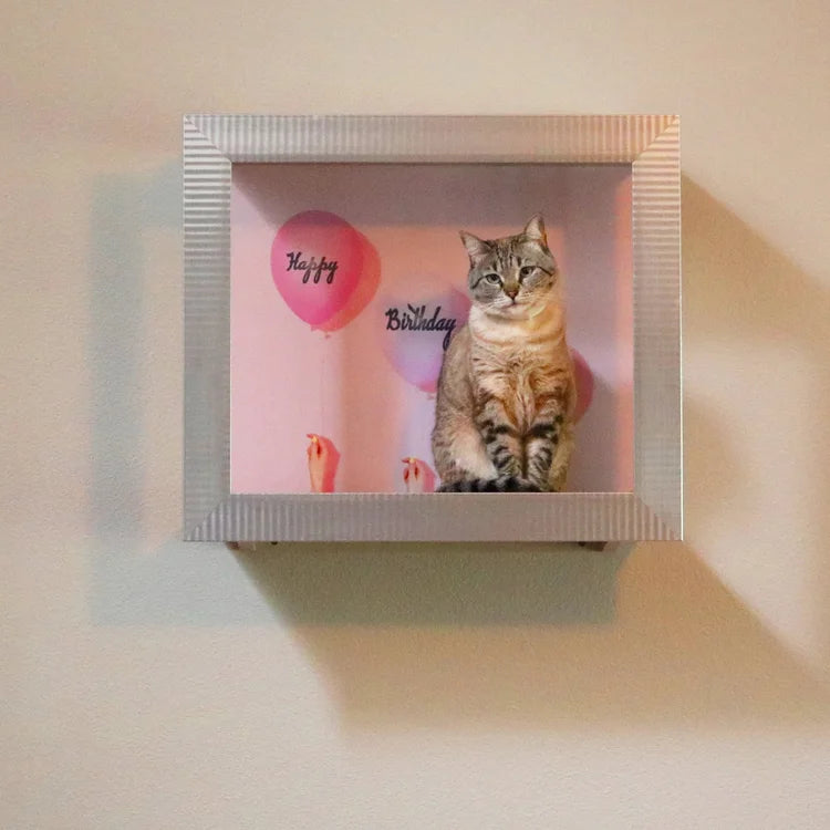 🖼️ Gallery-Style Cat Frame – Turn Your Cat into Art 😺