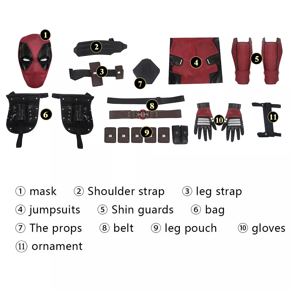 🕶️Deluxe Cosplay Outfit|Complete Armor & Bodysuit Set