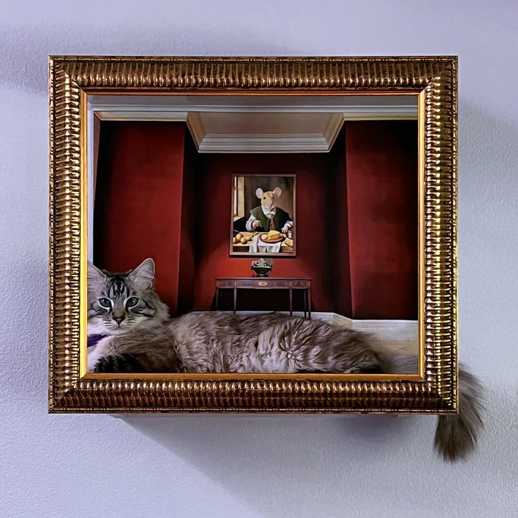 🖼️ Gallery-Style Cat Frame – Turn Your Cat into Art 😺