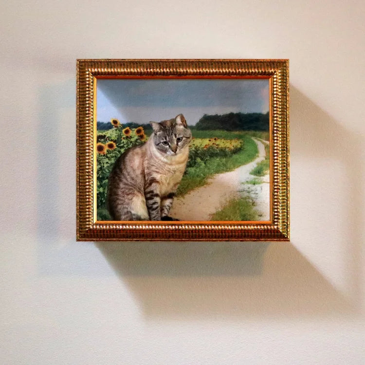 🖼️ Gallery-Style Cat Frame – Turn Your Cat into Art 😺