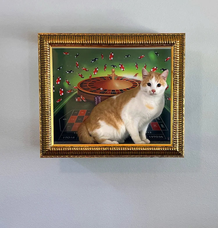 🖼️ Gallery-Style Cat Frame – Turn Your Cat into Art 😺