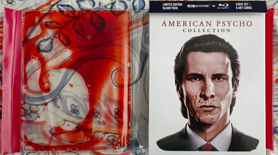 American Psycho — Limited Edition "Blood Pack" 4K + Blu-ray Collector's Set