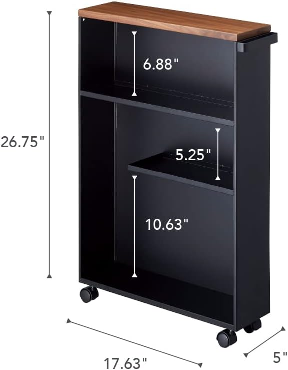 🧺Slim Rolling Storage Cart — Compact, Clean, and Mobile