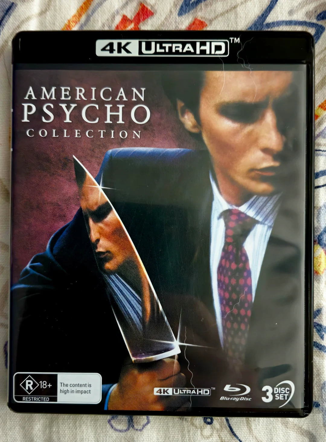 American Psycho — Limited Edition "Blood Pack" 4K + Blu-ray Collector's Set