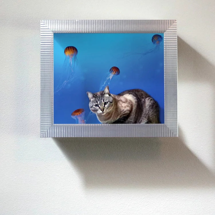 🖼️ Gallery-Style Cat Frame – Turn Your Cat into Art 😺
