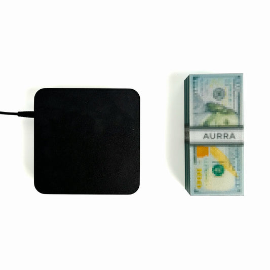 💸Floating Pixelated Money Art – Luminous Magnetic Bill Sculpture💰