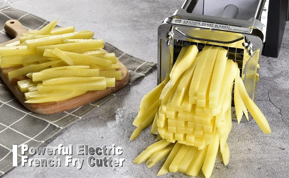 Electric Potato & Vegetable Slicer – Professional Results Made Easy