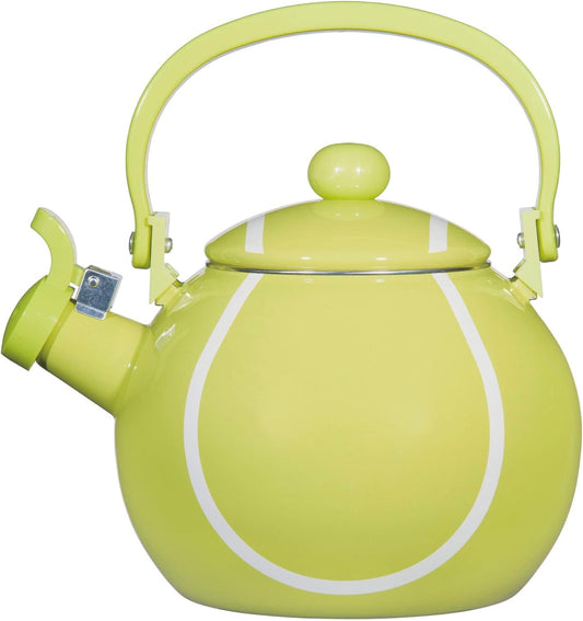 Whistling Tea Kettle – Enamel-Coated Stovetop Kettle