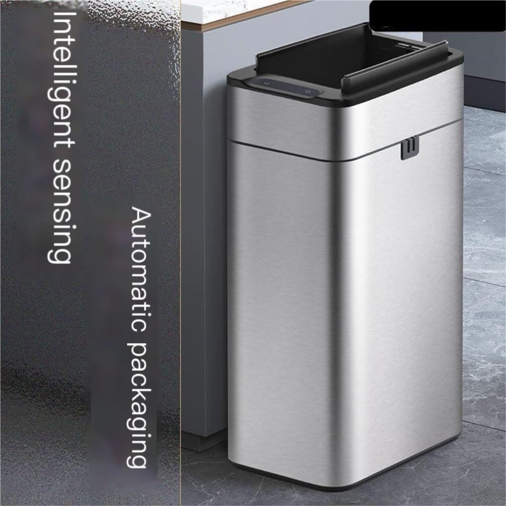Touchless Smart Trash Can|Touchless & Odor-Sealing🗑️