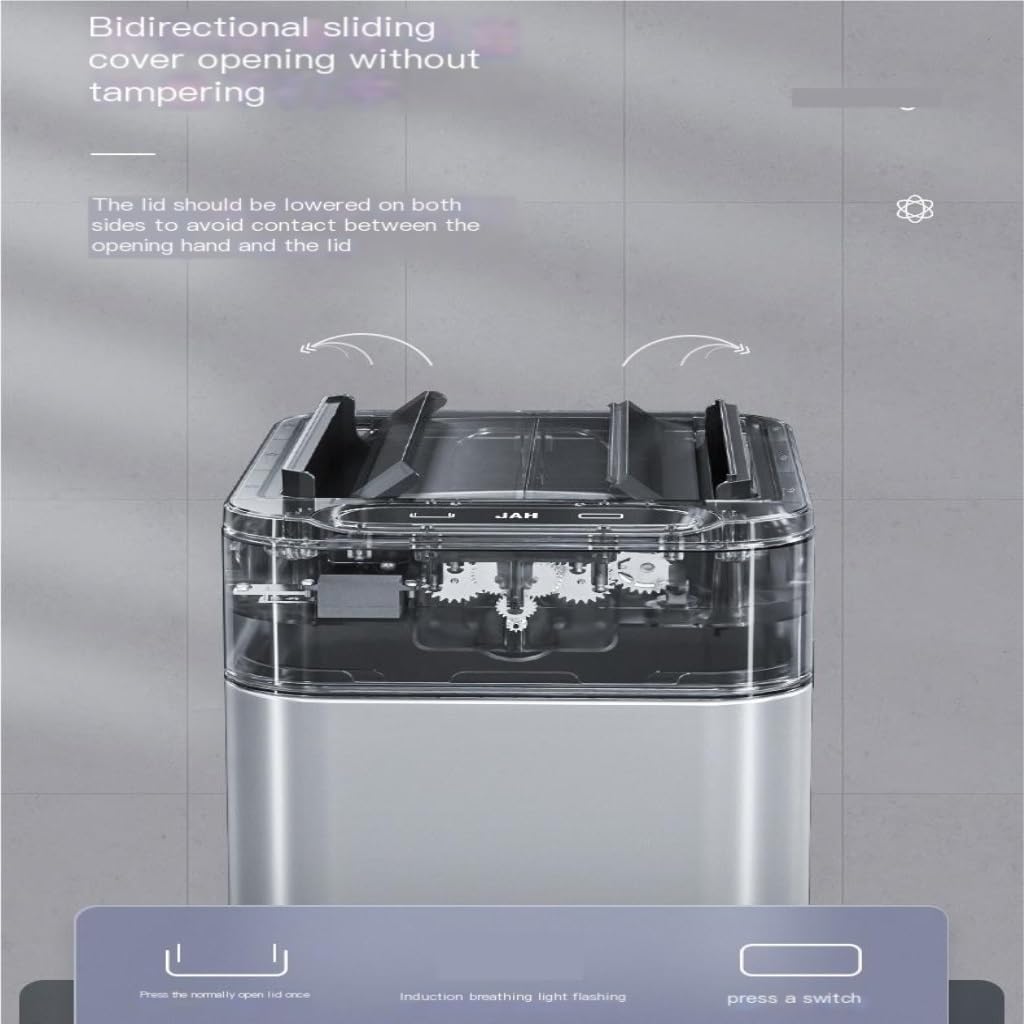 Touchless Smart Trash Can|Touchless & Odor-Sealing🗑️