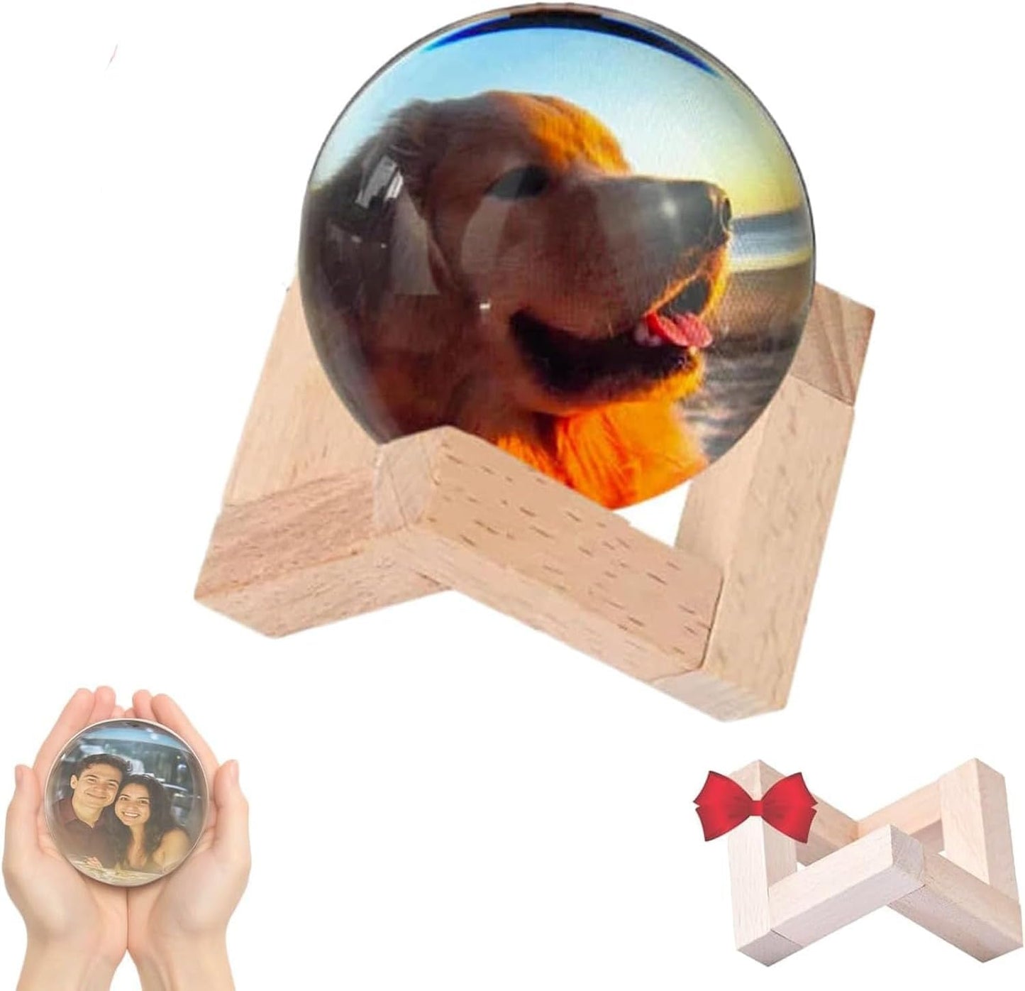 Personalized Crystal Ball Video Display🎥🔮 – Photo & Video Memory Keeper📸🎞️