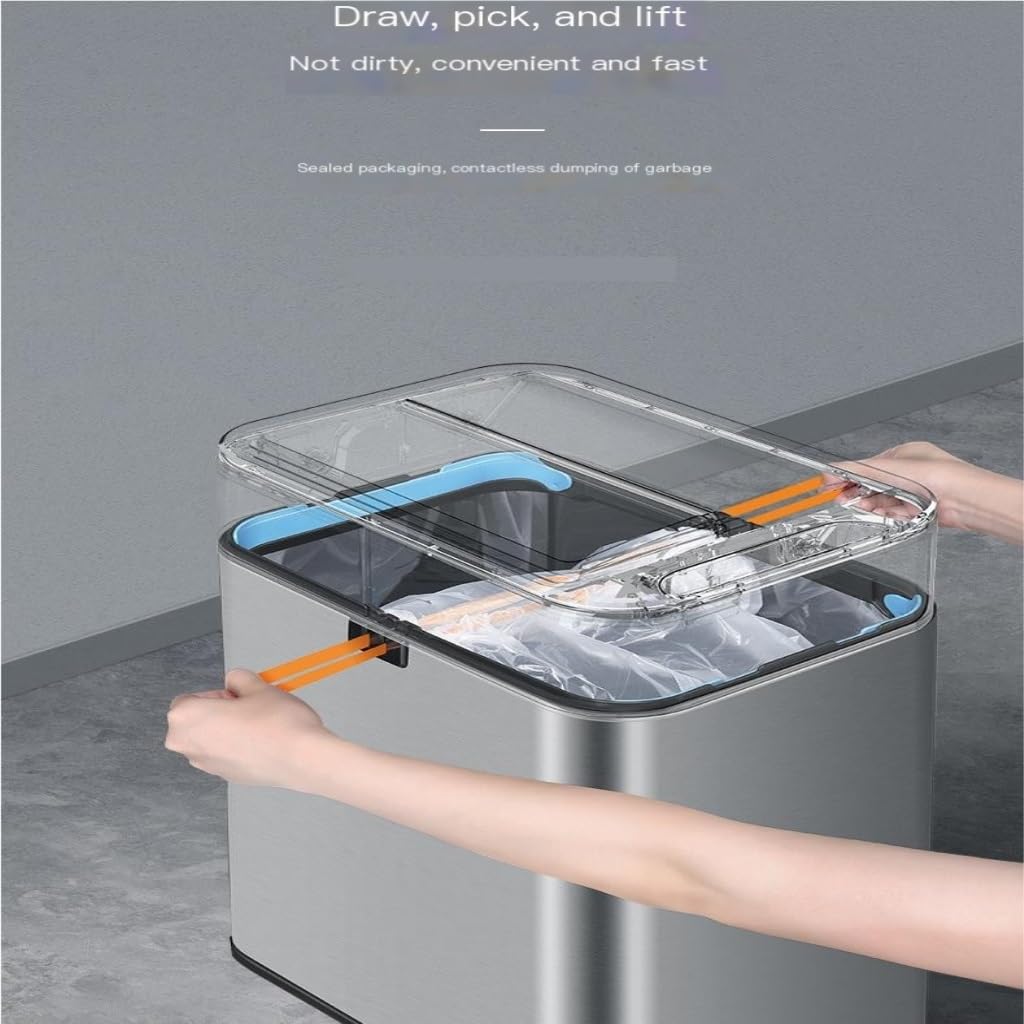 Touchless Smart Trash Can|Touchless & Odor-Sealing🗑️
