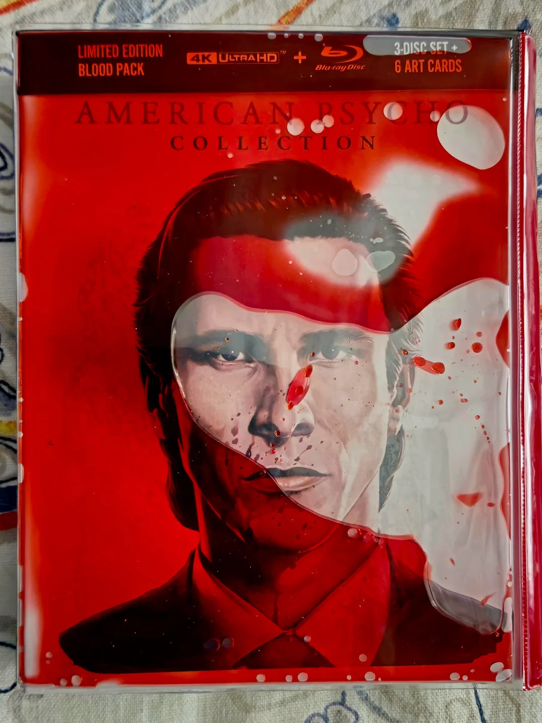American Psycho — Limited Edition "Blood Pack" 4K + Blu-ray Collector's Set