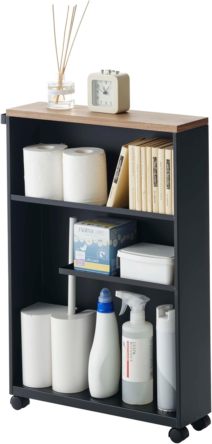 🧺Slim Rolling Storage Cart — Compact, Clean, and Mobile