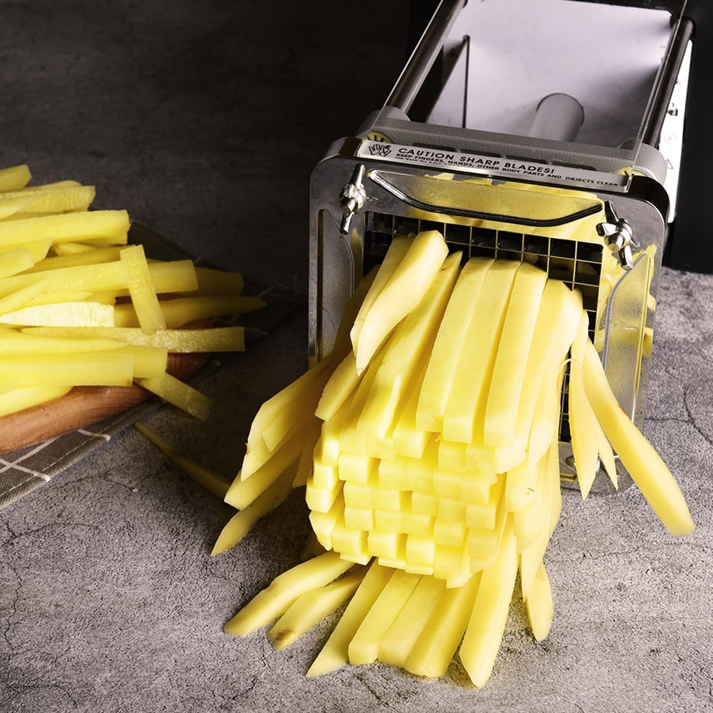 Electric Potato & Vegetable Slicer – Professional Results Made Easy