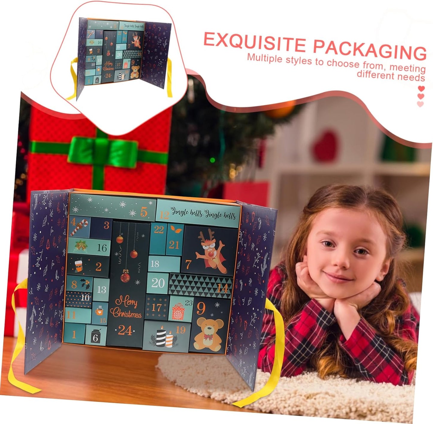 Holiday Countdown Gift Box — Bring Joy and Warm Wishes This Christmas Season 🎄
