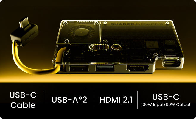 Disk Pro: The 1st Active Cooling PSSD with Multi-port Hub