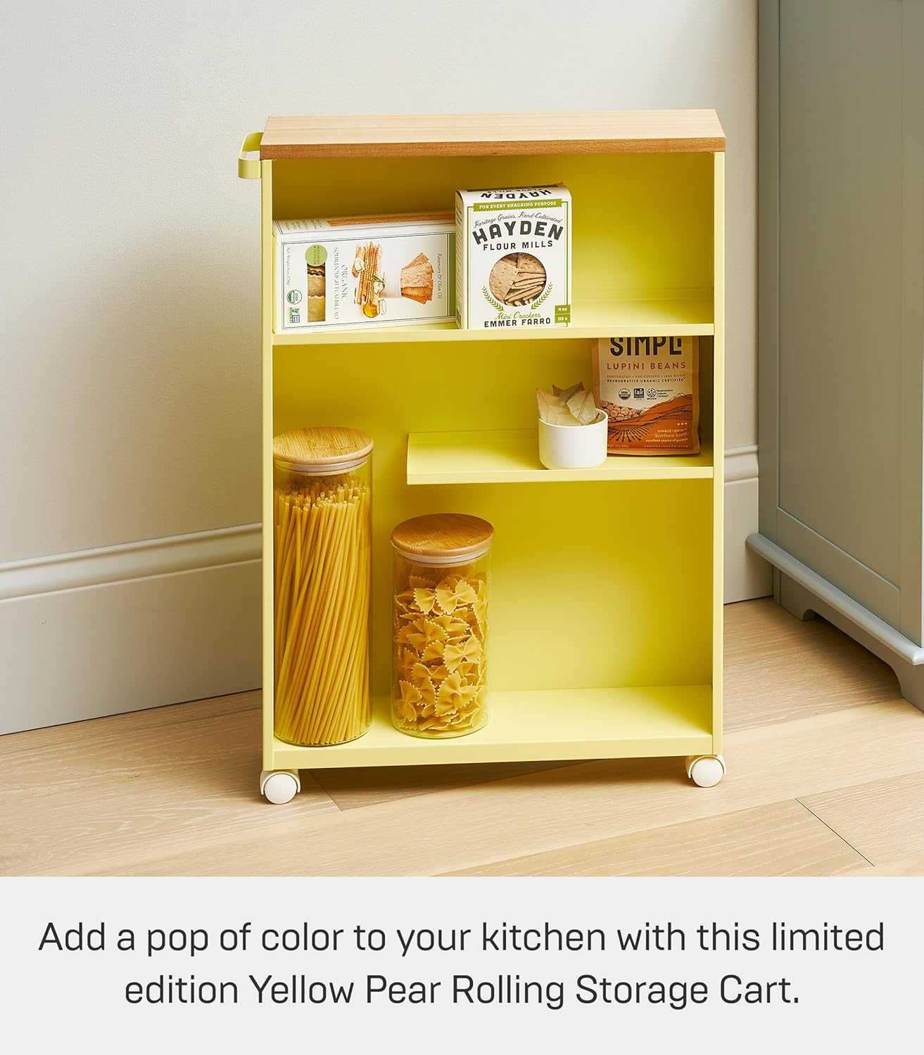 🧺Slim Rolling Storage Cart — Compact, Clean, and Mobile