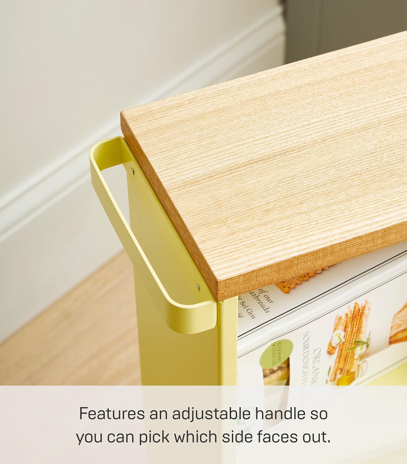 🧺Slim Rolling Storage Cart — Compact, Clean, and Mobile