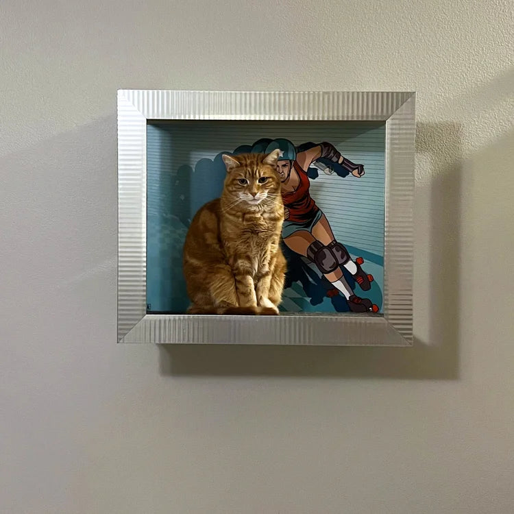 🖼️ Gallery-Style Cat Frame – Turn Your Cat into Art 😺