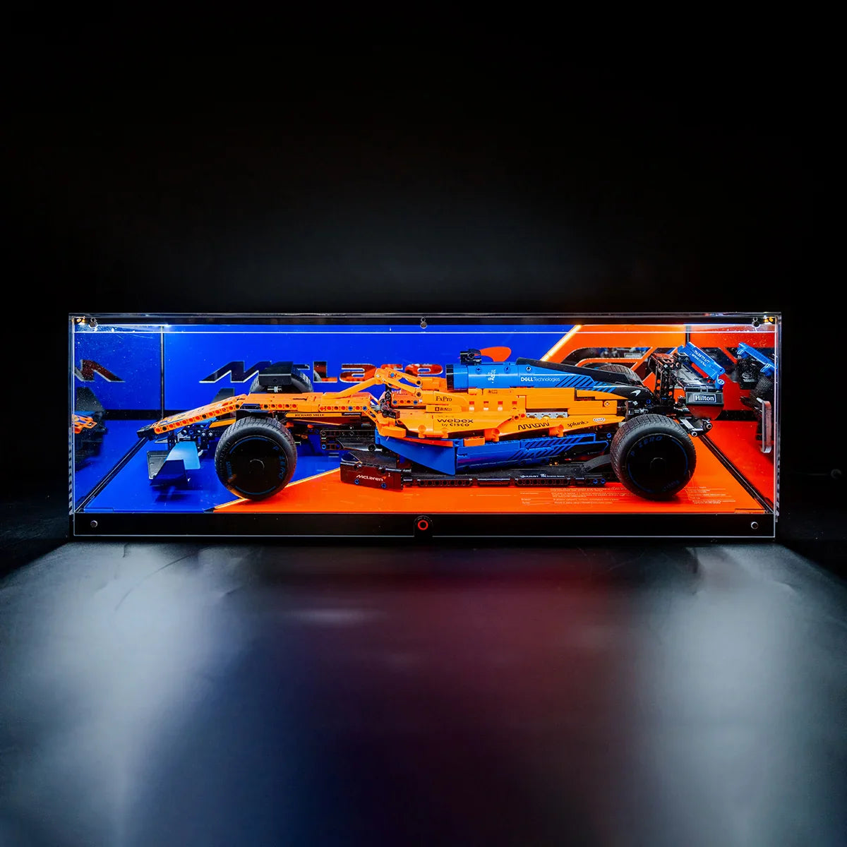 LED Display Case for LEGO F1 Race Cars