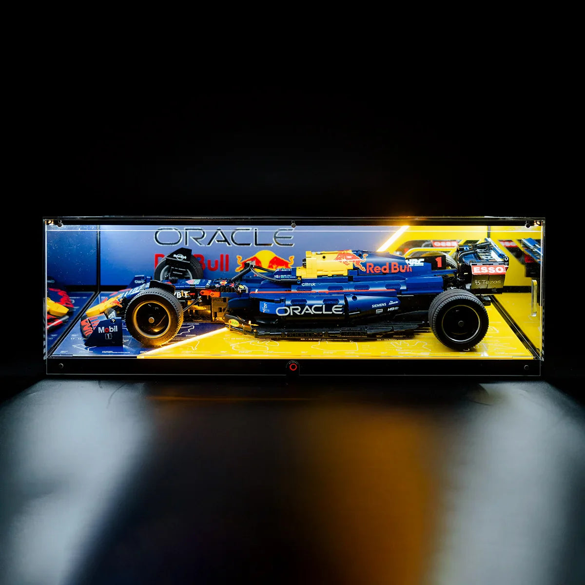 LED Display Case for LEGO F1 Race Cars