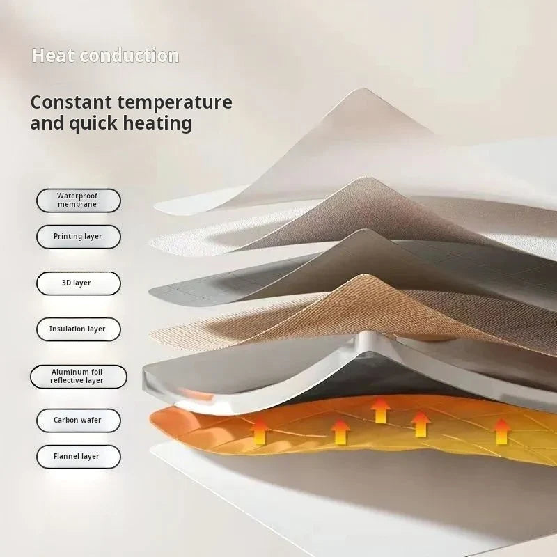 Smart Foldable Heater 🌞 Quiet, Space-Saving Warmth for Home & Office