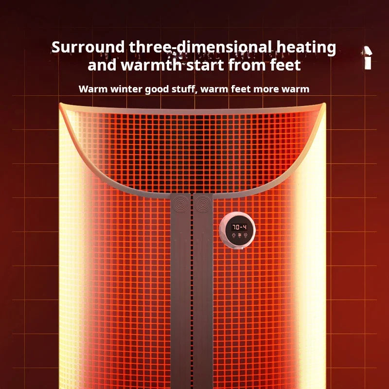 Smart Foldable Heater 🌞 Quiet, Space-Saving Warmth for Home & Office
