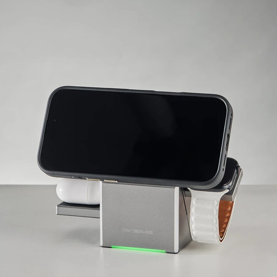 Three-in-One Robot Wireless Charger