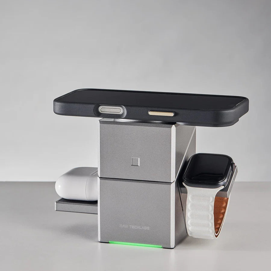 Three-in-One Robot Wireless Charger