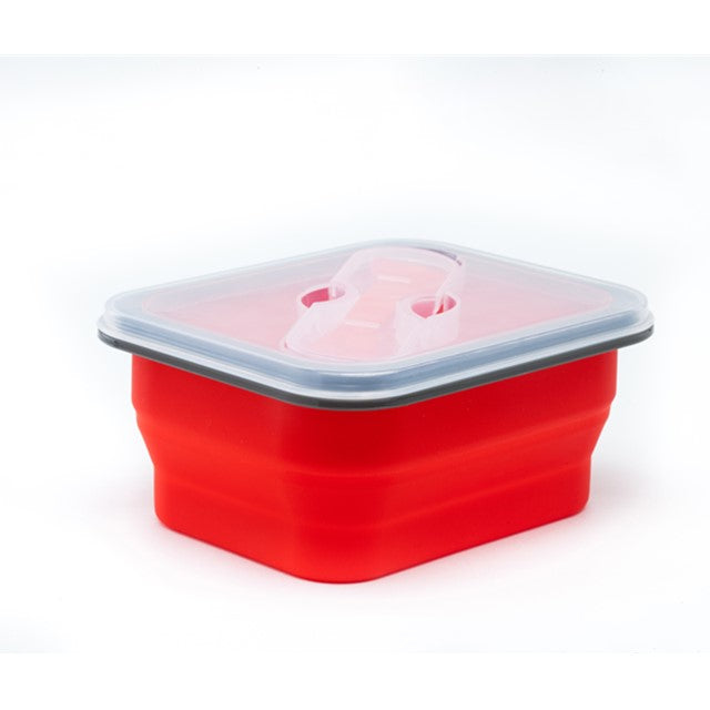 COLLAPSIBLE LUNCH BOX (W CUTLERY)