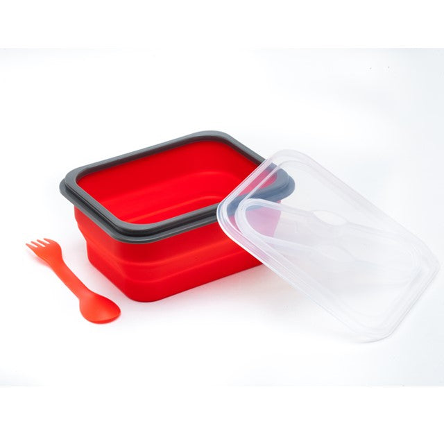 COLLAPSIBLE LUNCH BOX (W CUTLERY)