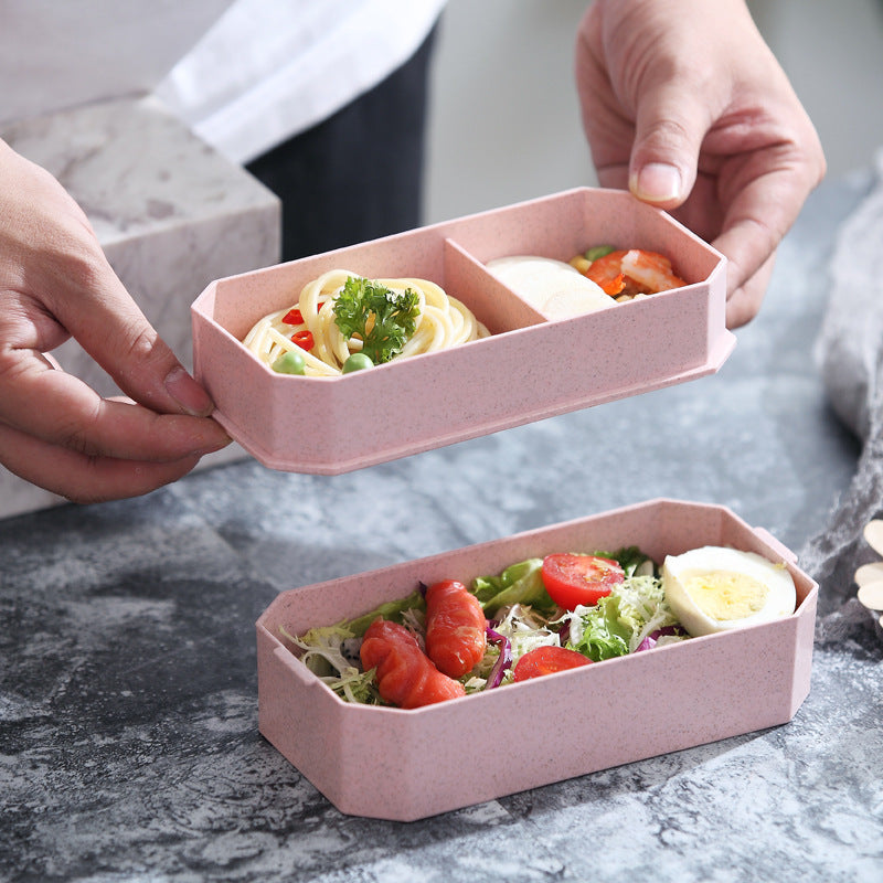 ECO WHEAT LUNCH BOX W CUTLERY