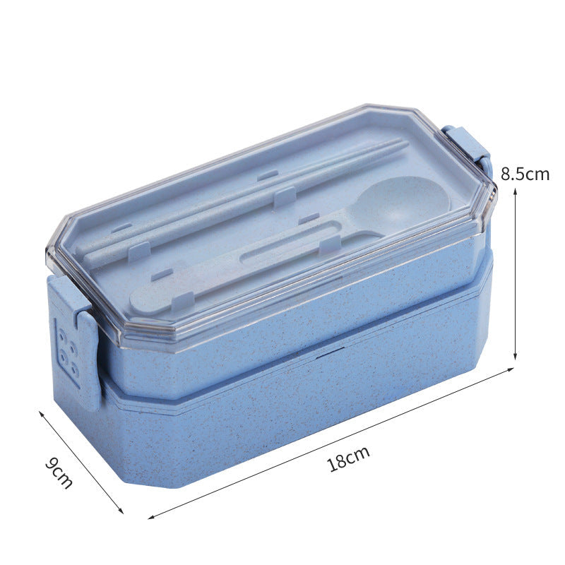 ECO WHEAT LUNCH BOX W CUTLERY