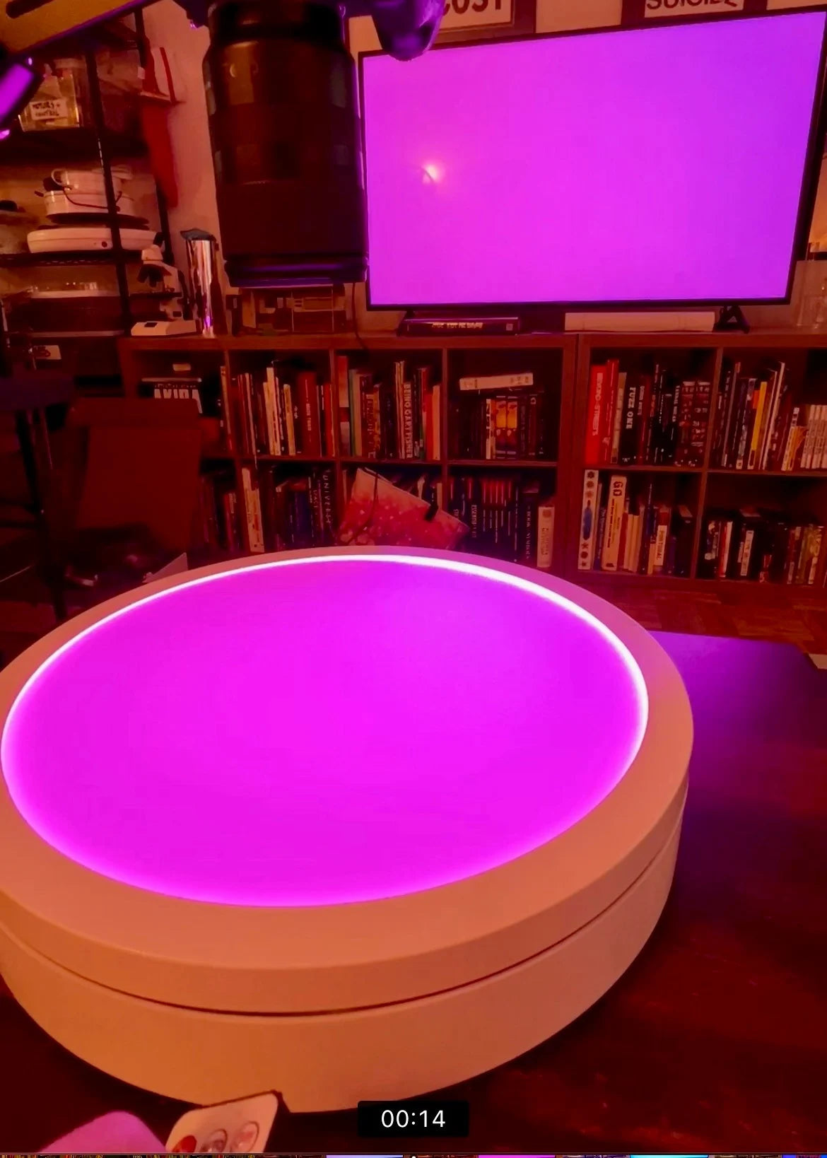 12-inch Colorful Dancer RGB Turntable