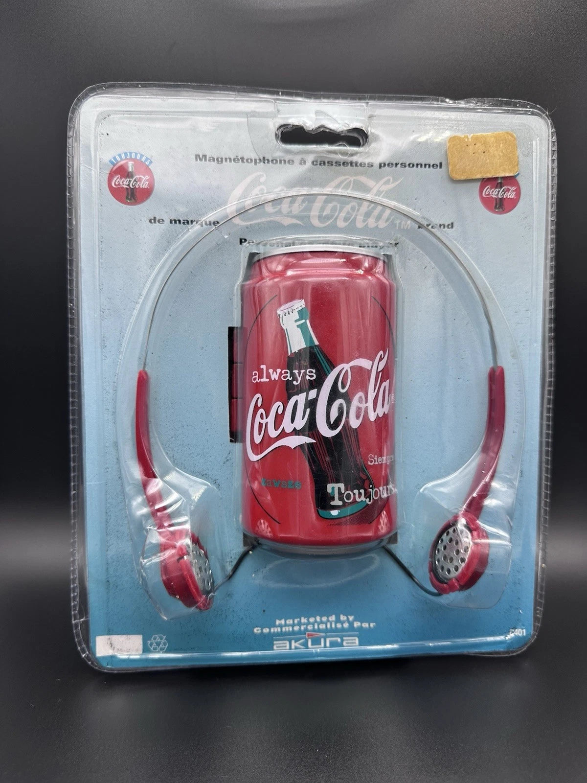Walkman like Coca Cola Cassette Player. Working, New Belt, and Serviced (US) 90s