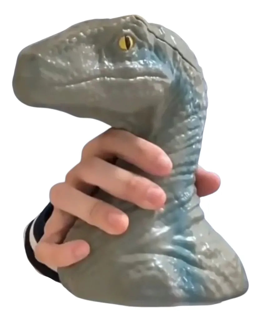 Rare Jurassic World The Exhibition Beverage Cup - T-Rex & Blue