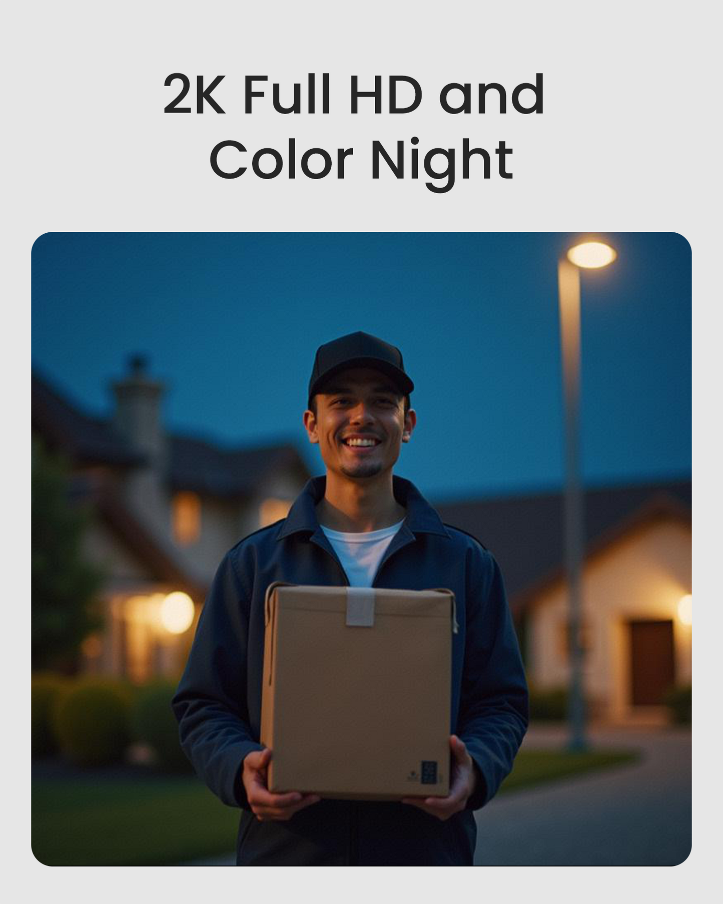 2K Dual-Camera Wireless Video Doorbell with AI Detection and Local Storage