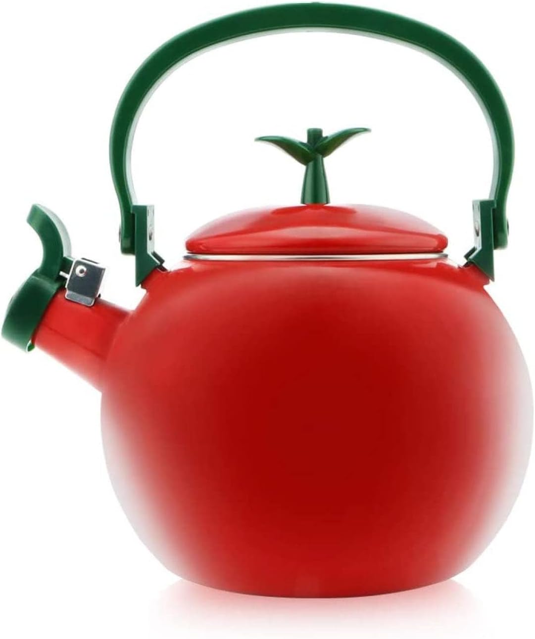 Whistling Tea Kettle – Enamel-Coated Stovetop Kettle