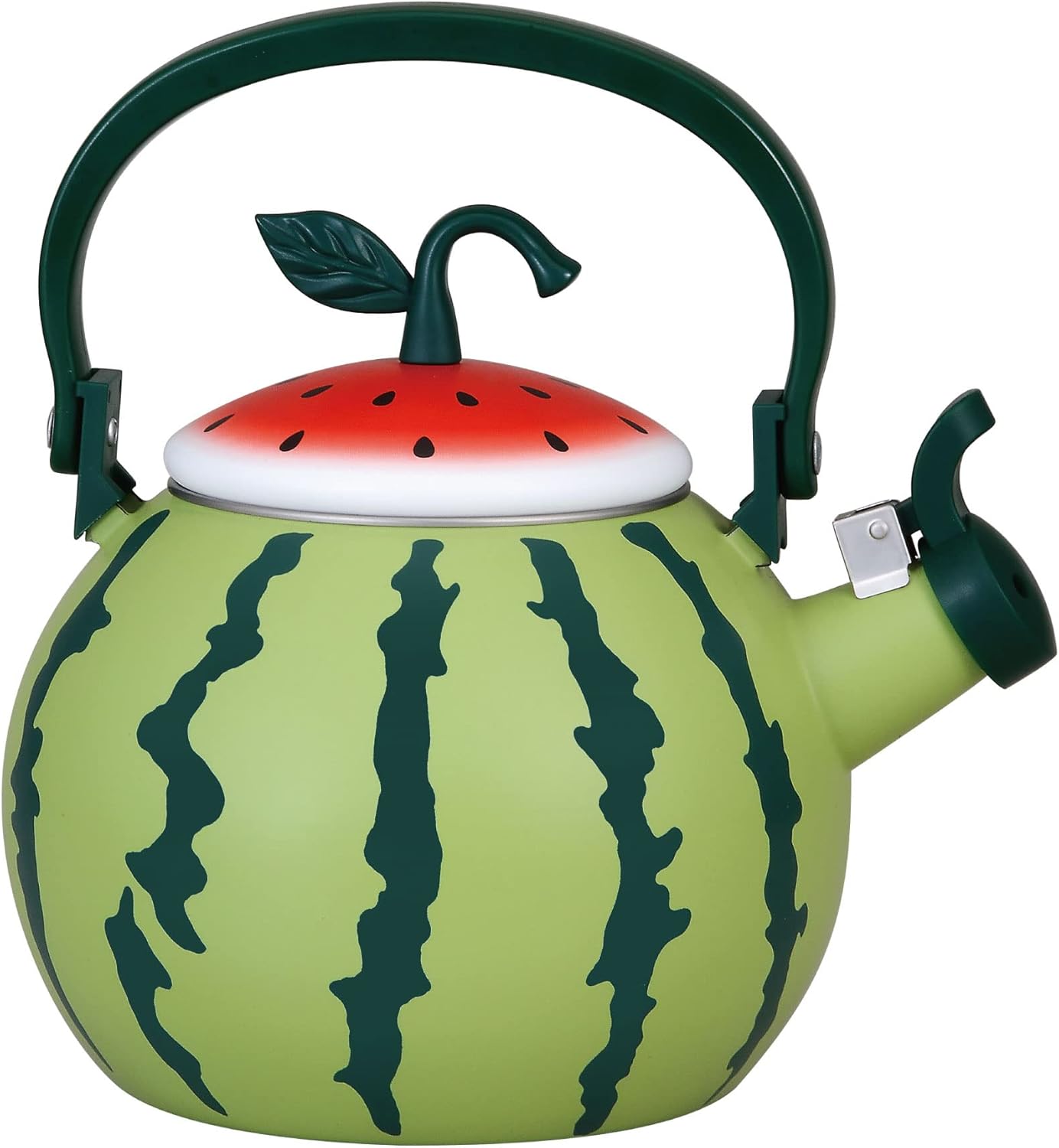 Whistling Tea Kettle – Enamel-Coated Stovetop Kettle