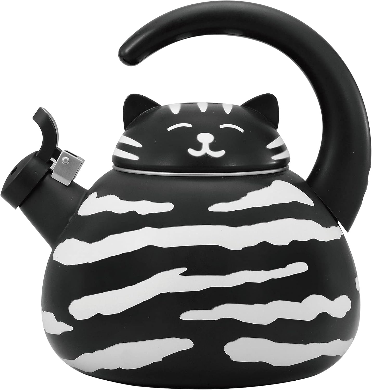 Whistling Tea Kettle – Enamel-Coated Stovetop Kettle