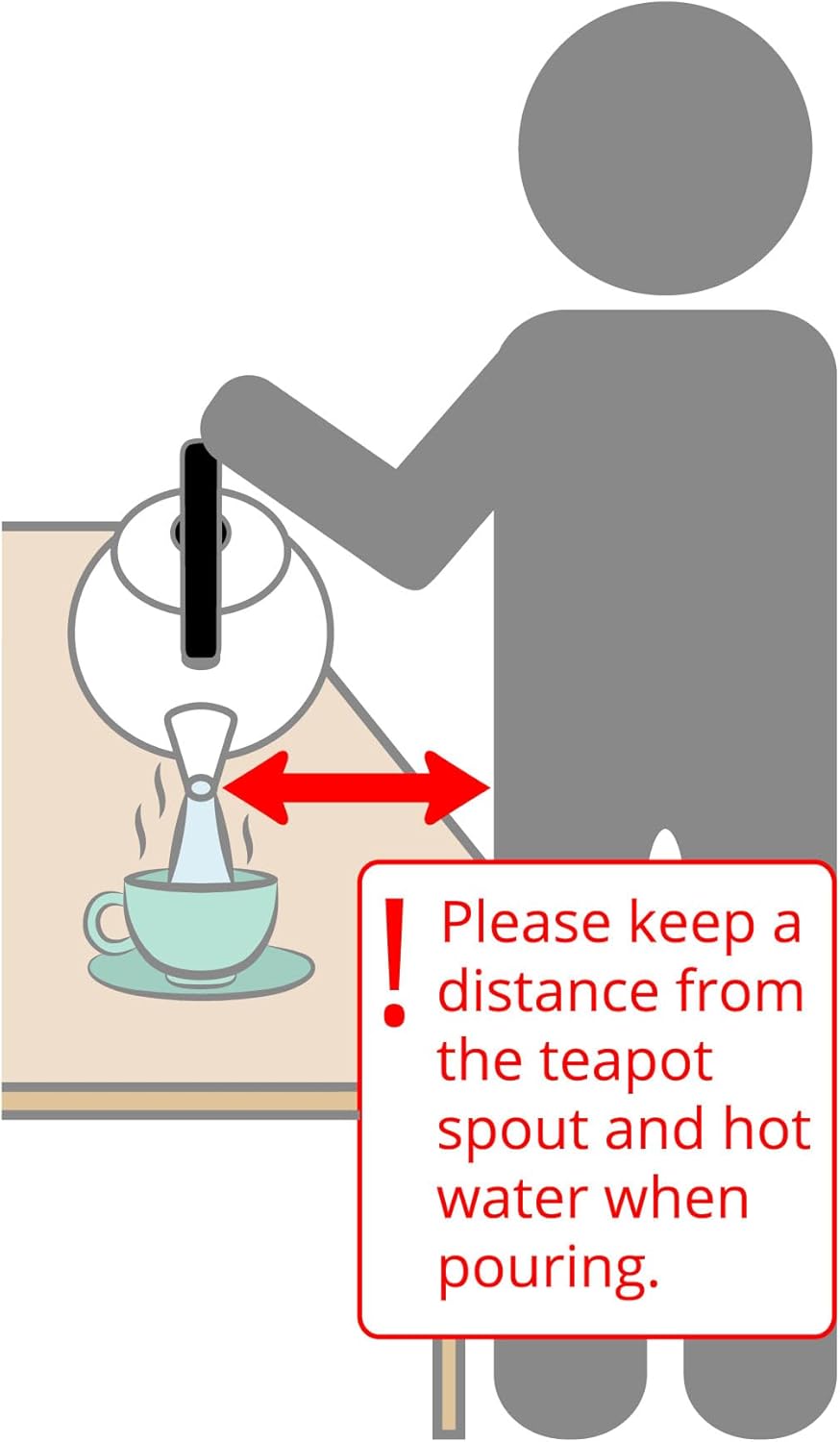 Whistling Tea Kettle – Enamel-Coated Stovetop Kettle