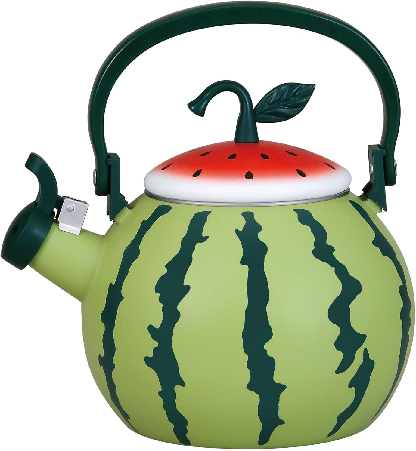 Whistling Tea Kettle – Enamel-Coated Stovetop Kettle