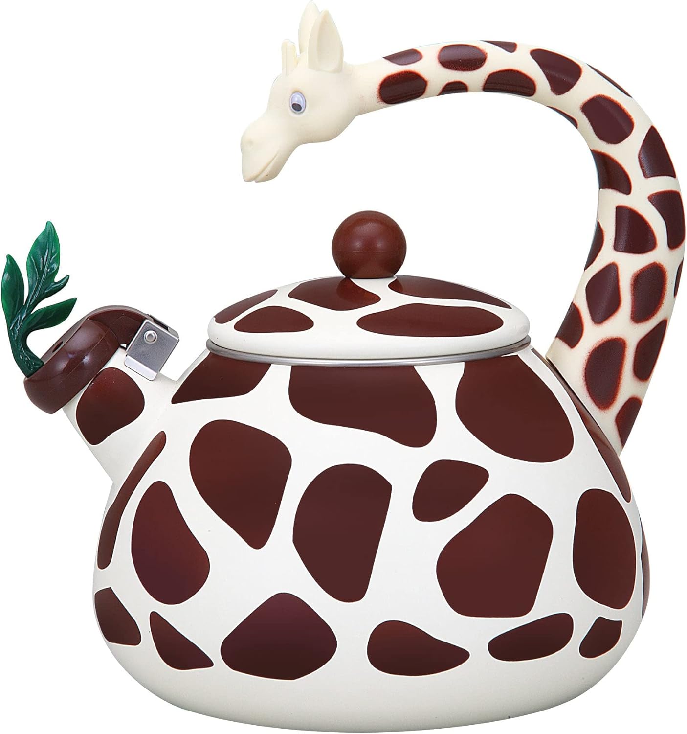 Whistling Tea Kettle – Enamel-Coated Stovetop Kettle