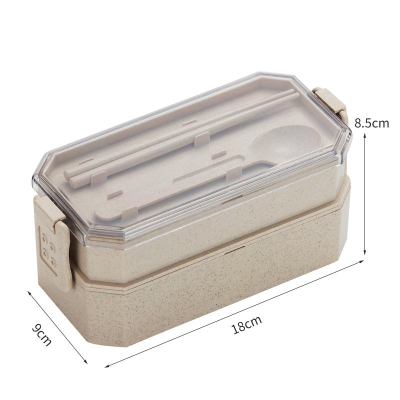 ECO WHEAT LUNCH BOX W CUTLERY